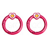 2Pcs Alloy Spring Gate Rings PW-WG34274-07-1