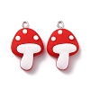 Autumn Theme Resin Pendants RESI-C002-10-2