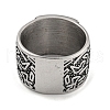304 Stainless Steel Ring RJEW-B055-04AS-02-3