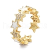 Star Clear Cubic Zirconia Finger Ring for Girl Women ZIRC-C025-45G-4