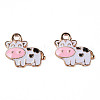 Alloy Enamel Pendants ENAM-N059-27-2