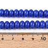 Opaque Spray Painted Glass Beads GLAA-ZX008-8mm-18D-4
