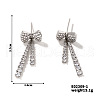 Elegant Copper Butterfly Stud Earrings with Zircon KZ2709-1-1
