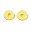 Handmade Polymer Clay Beads X-CLAY-Q251-6.0mm-109-3