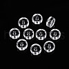 Imitation Jade Glass Beads GLAA-N007-6x3mm-B03-1