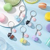 Imitation Bubble Tea/Boba Milk Tea Resin Pendant Keychain KEYC-JKC01234-1