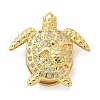 Brass Micro Pave Cubic Zirconia Pendants KK-S511-07G-1