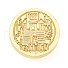 Halloween Series Wax Seal Brass Stamp Heads AJEW-M039-01S-2