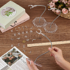 Plastic Model Assembled Action Figure Display Holders ODIS-WH0030-133B-3