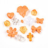 Transparent & Opaque Acrylic Beads TACR-T028-26F-2