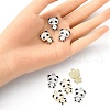12Pcs 2 Colors Alloy Enamel Pendants ENAM-YW0002-71-3