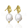 Nuggets S925 Sterling Silver Dangle Stud Earrings OH6142-1-1