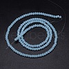 Faceted Rondelle Glass Beads Strands GLAA-M028-2mm-B03-3
