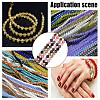GOMAKERER 2 Strands Natural Tourmaline Beads Strands G-GO0001-58-7