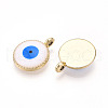 Alloy Enamel Pendants ENAM-T020-105A-2