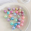 UV Plating Imitation Jelly Acrylic Beads OACR-N138-22A-1