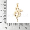 Brass Micro Pave Cubic Zirconia Pendants KK-Q037-01A-G-3