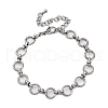 304 Stainless Steel Ring Link Chain Bracelets for Men Women BJEW-G725-10P-4