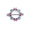 304 and 316 Surgical Stainless Steel Nipple Rings WGB4D52-05-1