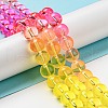 Dyed & Heated Synthetic Quartz Beads Strands G-P502-01C-05-2