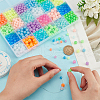   1020Pcs 24 Styles Luminous Acrylic Beads MACR-PH0001-61-3