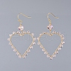 Faceted Glass Dangle Earrings EJEW-JE03737-05-2