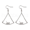 Non-Tarnish 304 Stainless Steel Dangle Earrings EJEW-P271-12P-1