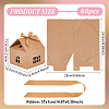 House Shape Cardboard Candy Storage Box CON-WH0084-89B-2