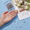 Unicraftale 304 Stainless Steel & 316 Surgical Stainless Steel Earring Hooks & Earring Hooks & Jump Rings STAS-UN0002-89P-4