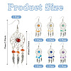 Brass Dangle Earring EJEW-TAC00015-4