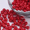 Baking Paint Glass Seed Beads SEED-Q025-3mm-L30-1