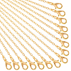 Brass Cable Chains Necklace Making MAK-PH0004-25G-1