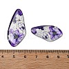 4Pcs Transparent Epoxy Resin Butterfly Wings Pendants RESI-C057-07C-3