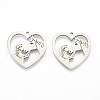 Non-Tarnish 201 Stainless Steel Pendants STAS-N098-118P-3
