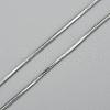 304 Stainless Steel Square Snake Chains Necklaces NJEW-P170-01P-05-2