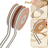 WADORN 2 Rolls 2 Styles Cotton Striped Ribbons OCOR-WR0001-56B-5
