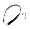 Leather Curtain Tiebacks Clips AJEW-WH0029-18C-1