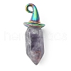 Natural Mixed Gemstone Pendants PALLOY-JF02182-2