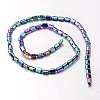 Electroplate Non-magnetic Synthetic Hematite Bead Strands G-F300-01B-3