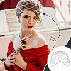Alloy Rhinestone Mesh Headbands OHAR-WH0011-44-6