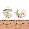 Beach Theme Alloy Enamel Pendants ENAM-T022-33M-3