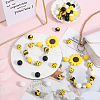 SUNNYCLUE Food Grade Eco-Friendly Silicone Beads SIL-SC0002-23-4