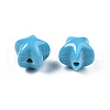 Opaque Acrylic Beads X-MACR-N009-009-4