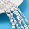 Natural Baroque Keshi Pearl Beads Strands PEAR-P064-06C-03A-1