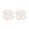 Opaque Resin Shamrock Decoden Cabochons CRES-I036-18B-1