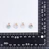 10Pcs 10 Styles Electroplate Natural & Synthetic Gemstone Charms G-SZ0002-15-8