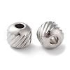 201 Stainless Steel Spacer Beads STAS-K259-14B-P-2