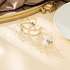 Hollow Flower Iron Cuff Bangles & Rings Sets FS-WGA02DC-01-2