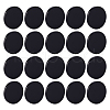 Fingerinspire 80Pcs Acrylic Flat Round Action Figure Display Bases KY-FG0001-08-1