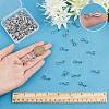 SUNNYCLUE 120Pcs Brass Ice Pick Pinch Bails FIND-SC0003-01P-3